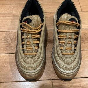 Nike Gold Air Max 97 Sneakers (2017)